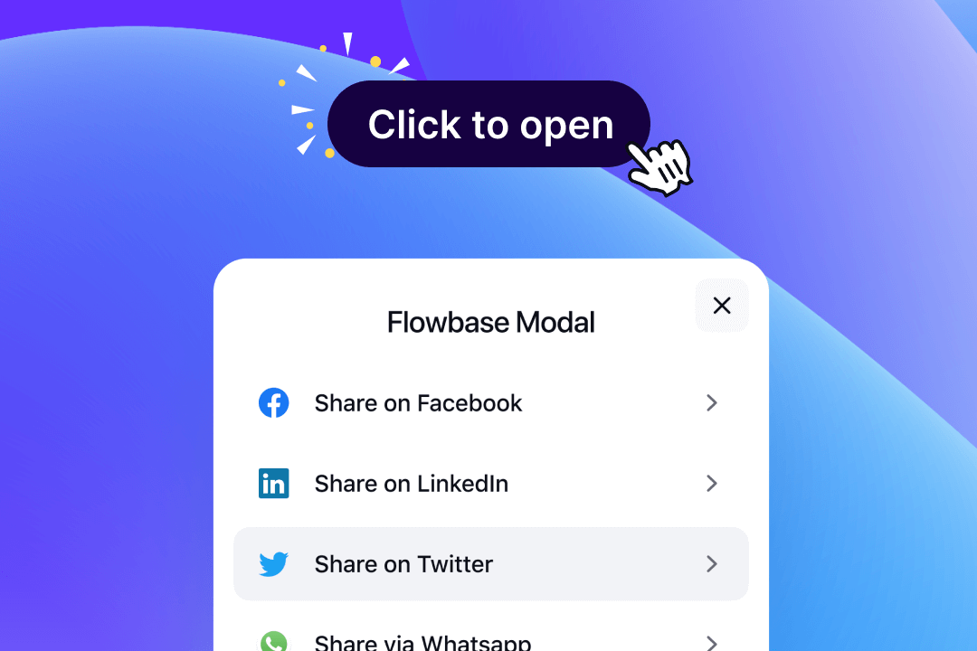How to build a modal in Webflow