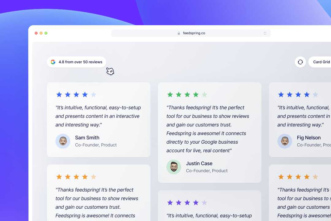 How to add a Google Review Feed to your Webflow site